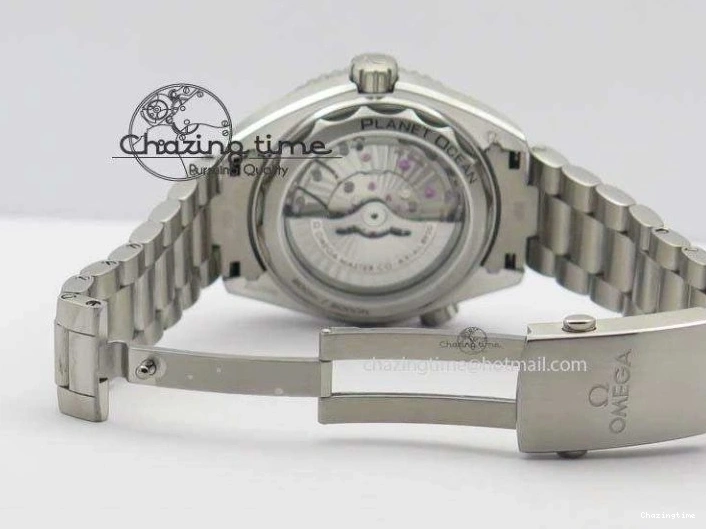 0404 Trendy 2016 Planet Ocean 43.5mm SS V6F Best Edition Black Dial On SS Bracelet A 8210